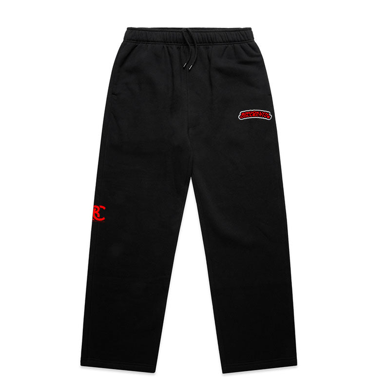 Brooklyn Collective embroidery Sweatpants wide-leg